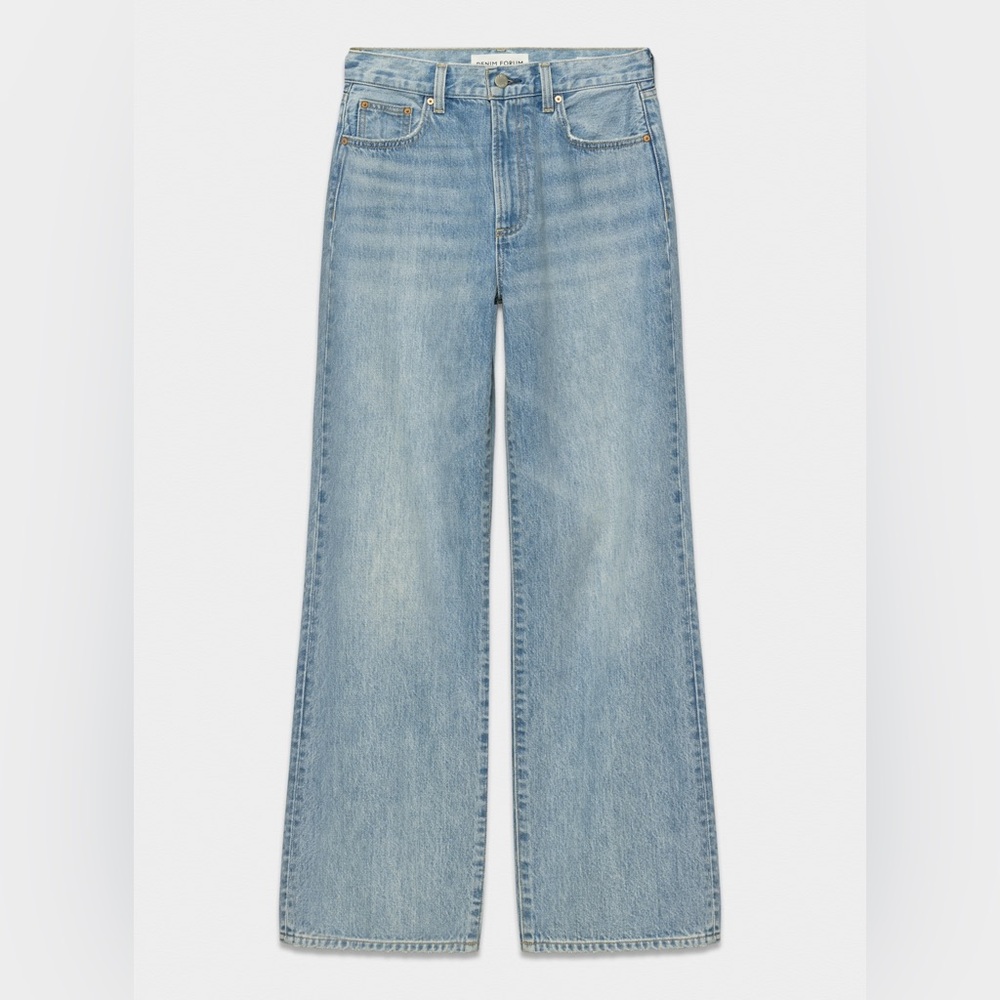 denim forum the farrah high rise wide leg 28L